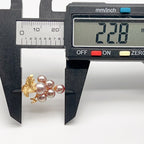 Grace 8.6mm Freshwater Pearl Ring & Earrings Set, Gold-Plated S925