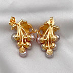 Grace 8.6mm Freshwater Pearl Ring & Earrings Set, Gold-Plated S925